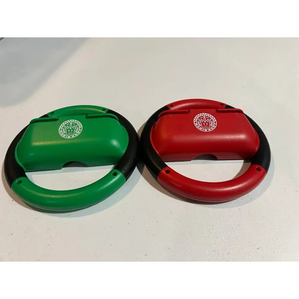 HORI Official Nintendo Switch Mario Kart Deluxe Racing Wheel Mario & Luigi